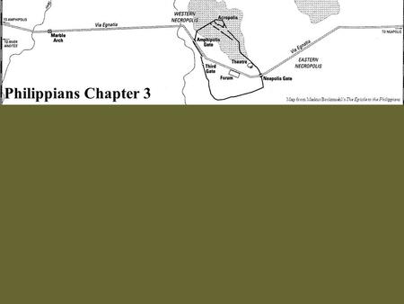 Philippians Chapter 3 Map from Markus Bockmuehl’s The Epistle to the Philippians.