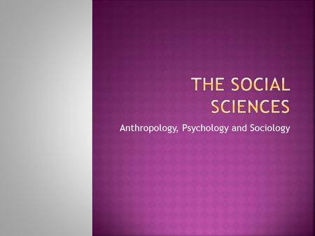 Anthropology, Psychology and Sociology.  26 people died – 20 children and 6 adult staff  Gunman found dead inside the building  Gunman’s mother found.