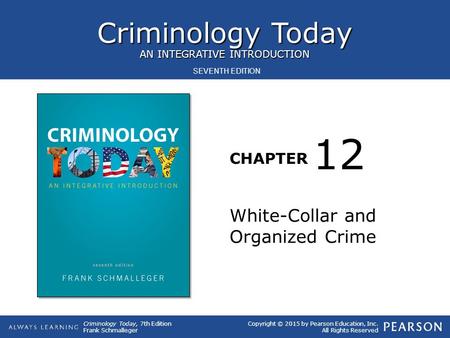 12 White-Collar and Organized Crime.