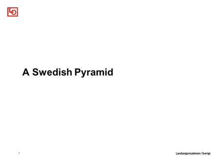 1 A Swedish Pyramid. 2 3 Loss of income principle Basic compensation principle statutory insurance and pension schemes collective insurance and pension.