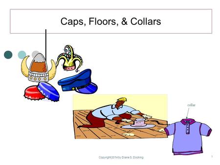 Caps, Floors, & Collars Copyright 2014 by Diane S. Docking 1 collar.