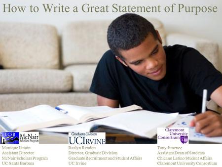 How to Write a Great Statement of Purpose