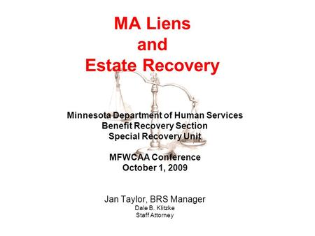MA Liens and Estate Recovery