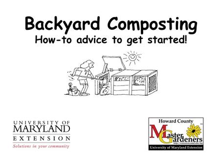 Backyard Composting How-to advice to get started!.