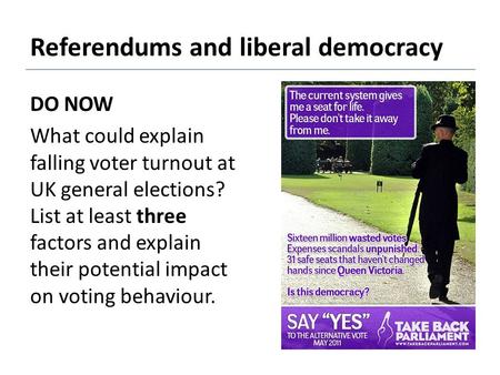 Referendums and liberal democracy