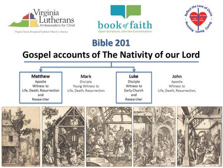Gospel accounts of The Nativity of our Lord