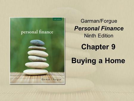 Chapter 9 Buying a Home.