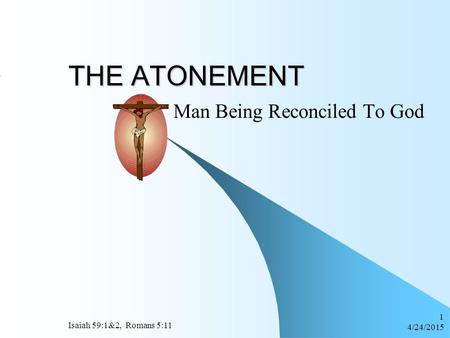 Man Being Reconciled To God