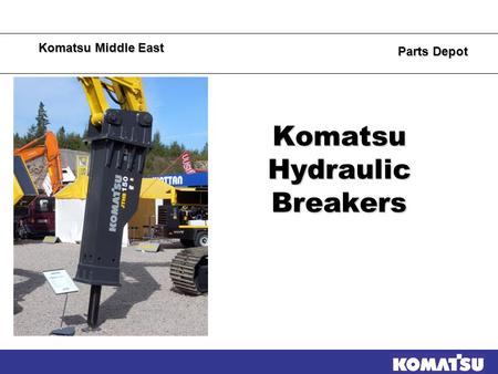 Komatsu Hydraulic Breakers