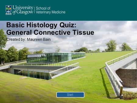 Basic Histology Quiz: General Connective Tissue Created by: Maureen Bain Start.