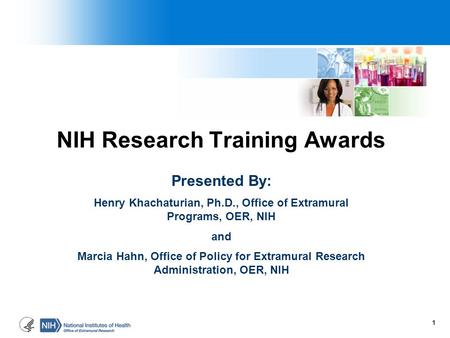 NIH Research Training Awards