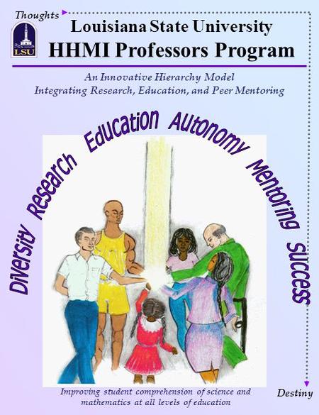 Thoughts Louisiana State University HHMI Professors Program Destiny Improving student comprehension of science and mathematics at all levels of education.
