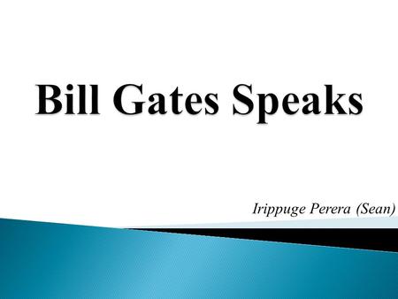 bill gates ppt presentation download