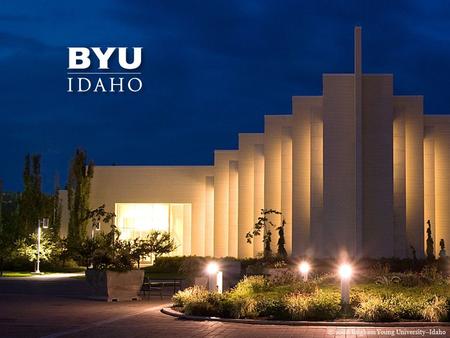 © 2008 Brigham Young University–Idaho. Teacher Certification for the State of Idaho 1.Why should I certify in the State of Idaho? Reciprocal agreements.