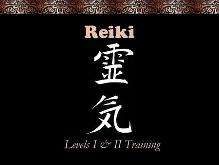 Reiki Levels I & II Training By Lauren Royal - 2010.