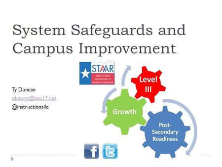 System Safeguards and Campus Improvement