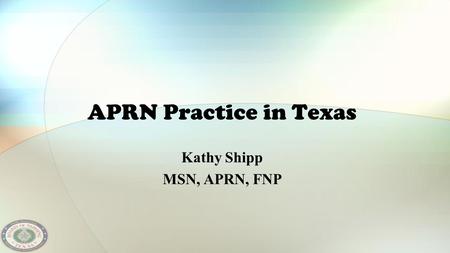 Kathy Shipp MSN, APRN, FNP