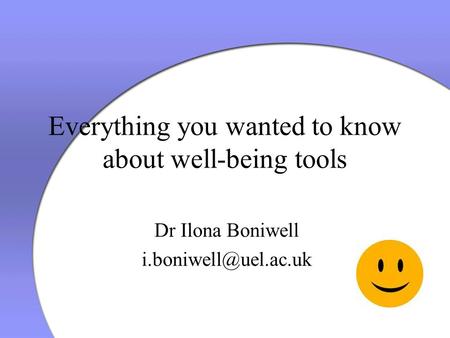 Everything you wanted to know about well-being tools