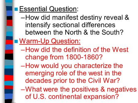 How did the definition of the West change from ?