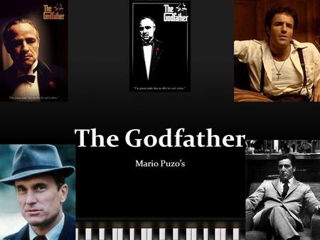 The Godfather Mario Puzo’s. Mario Puzo Born October 15, 1920. Grew up in Hell’s Kitchen in New York City. Son of Italian Immigrants. Wrote The Godfather,