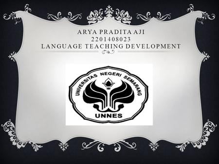 Arya Pradita Aji Language Teaching Development
