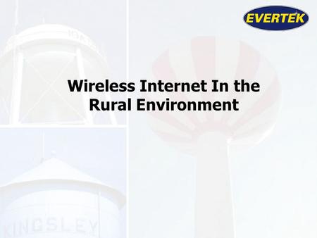 Wireless Internet In the Rural Environment. Began in 1905 as The Farmers Co-op Telephone Company. Began delivering wireless Cable TV over MMDS in 1989.