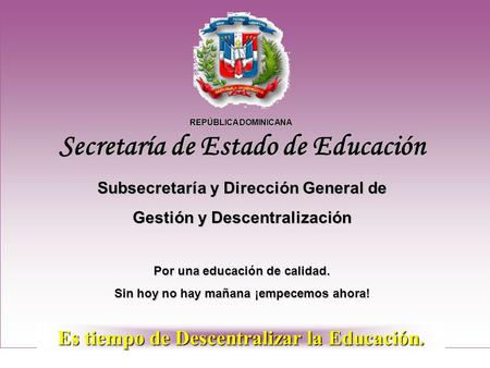 Secretaría de Estado de Educación