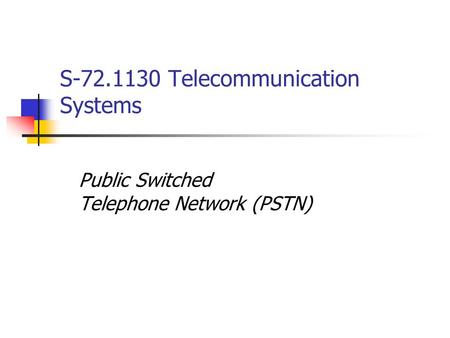 S Telecommunication Systems