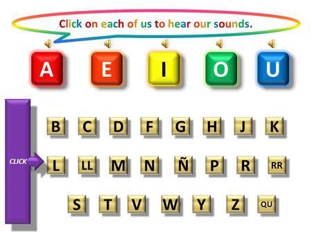 Click on each of us to hear our sounds.