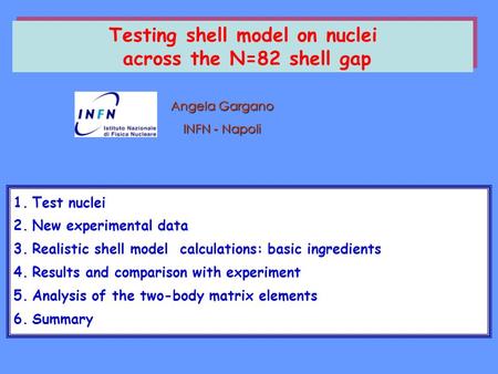 Testing shell model on nuclei