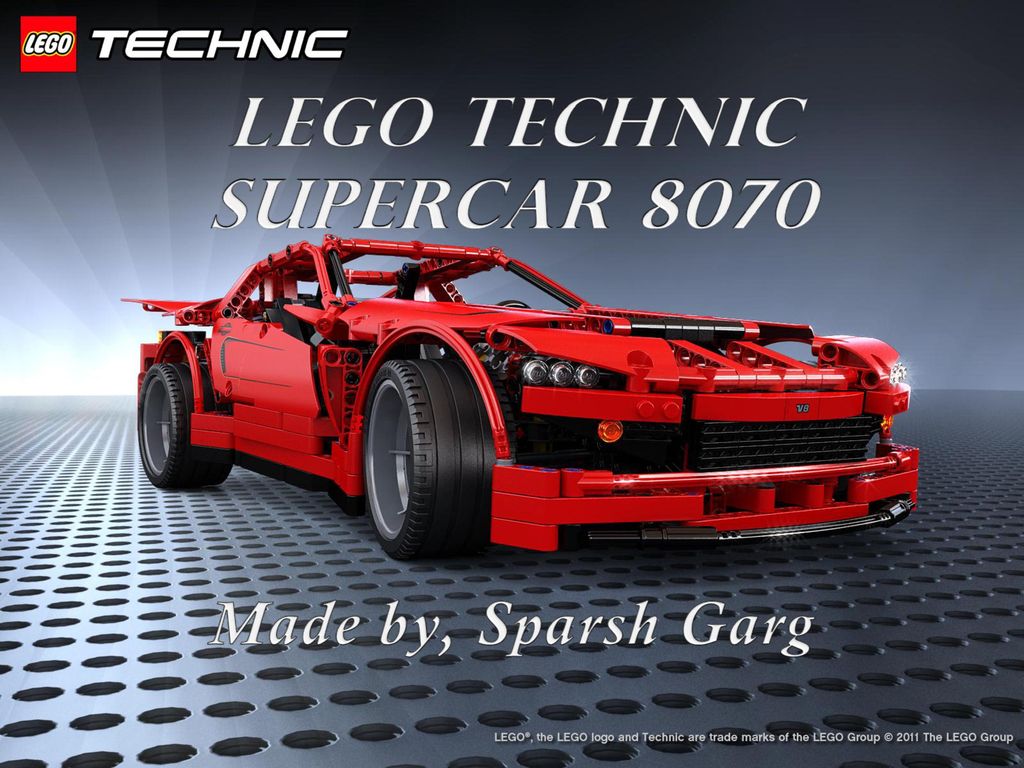  LEGO Supercar Building Set (8070) Super Car Power