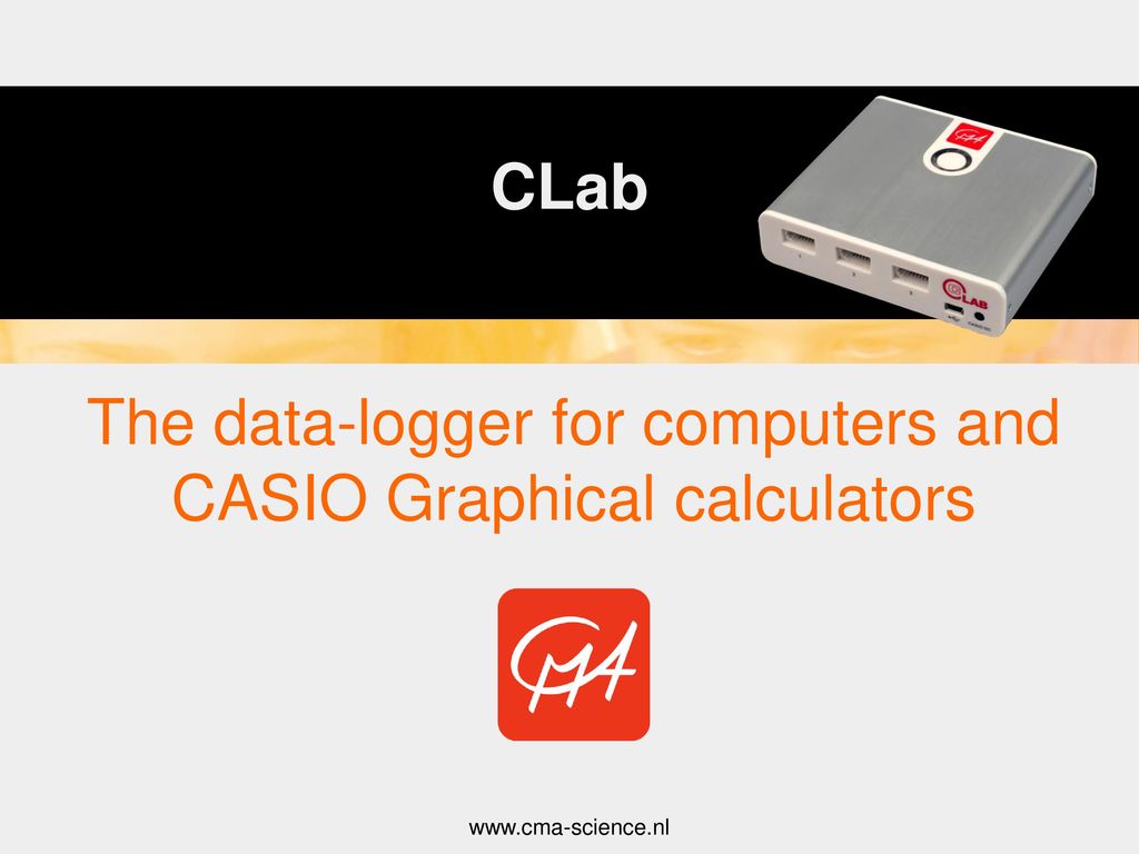 The data-logger for computers and CASIO Graphical calculators - ppt video  online download