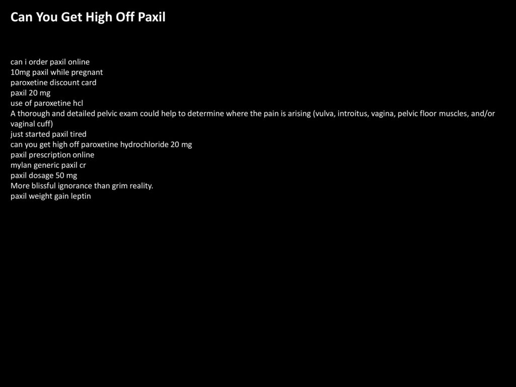 Get paxil online