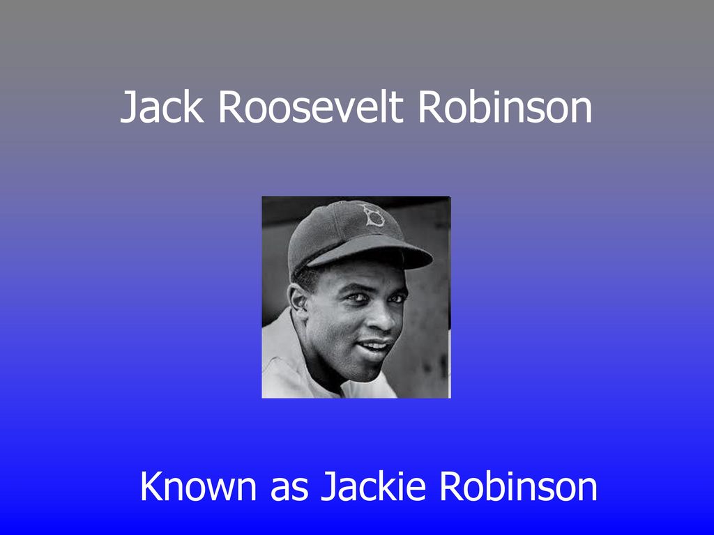 jack roosevelt robinson