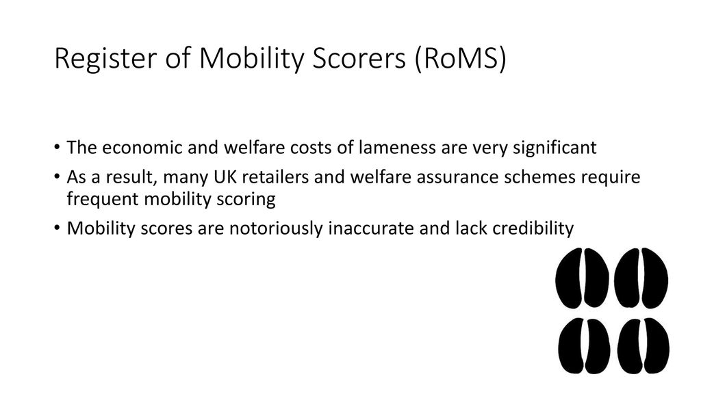 RoMS The Register of Mobility Scorers - UK