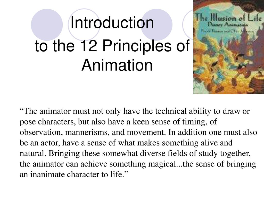 to the 12 Principles of Animation - ppt download