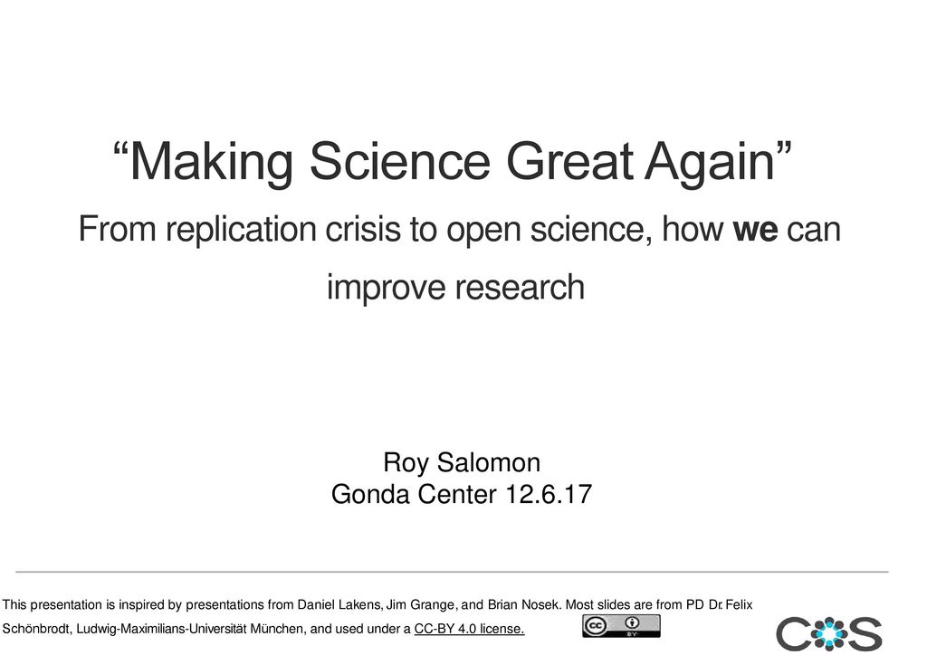 Making Science Great Again” - ppt download