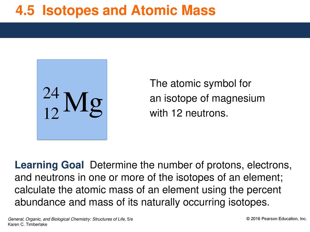 13.13 Isotopes and Atomic Mass - ppt download