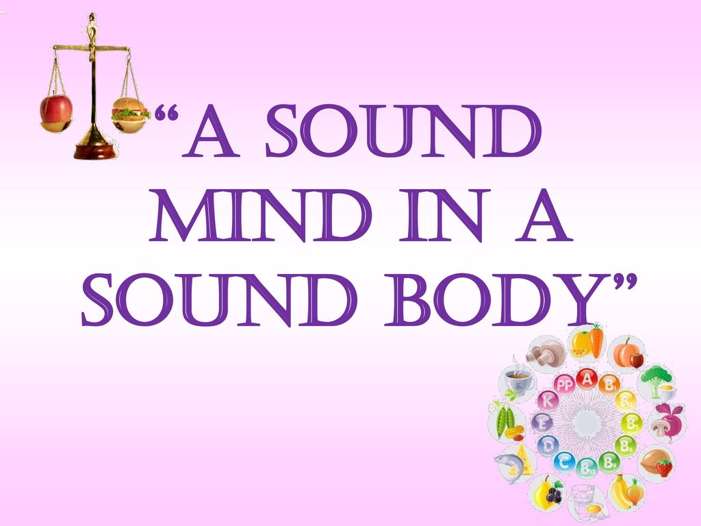 Sound mind in sound body Simple living high thin, Nojoto