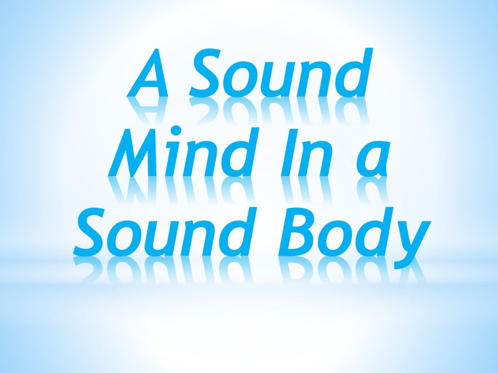 Sound mind in sound body Simple living high thin, Nojoto