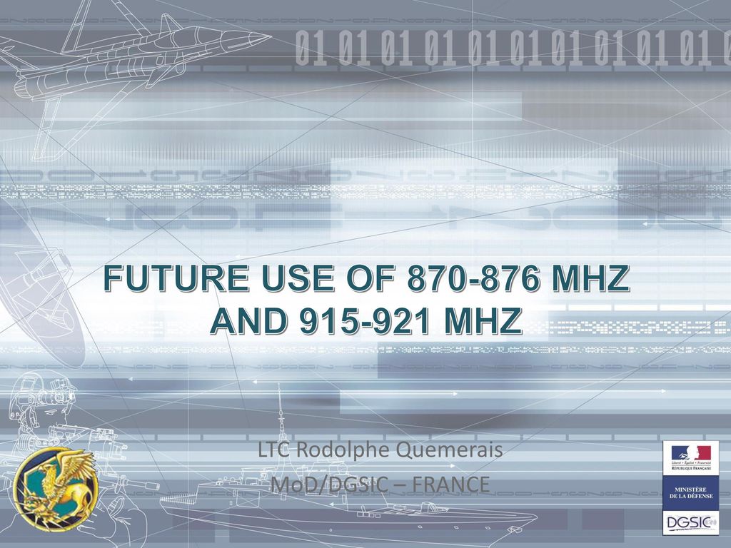 FUTURE USE OF MHZ AND MHZ - Ppt Download