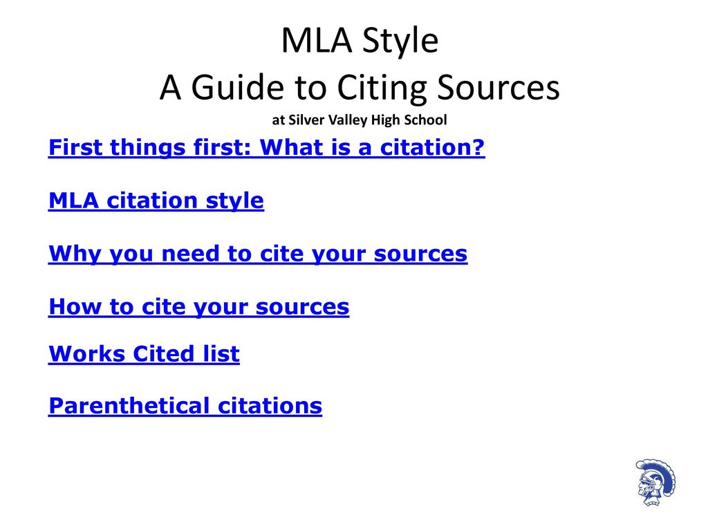 A Guide to MLA Format and Citations