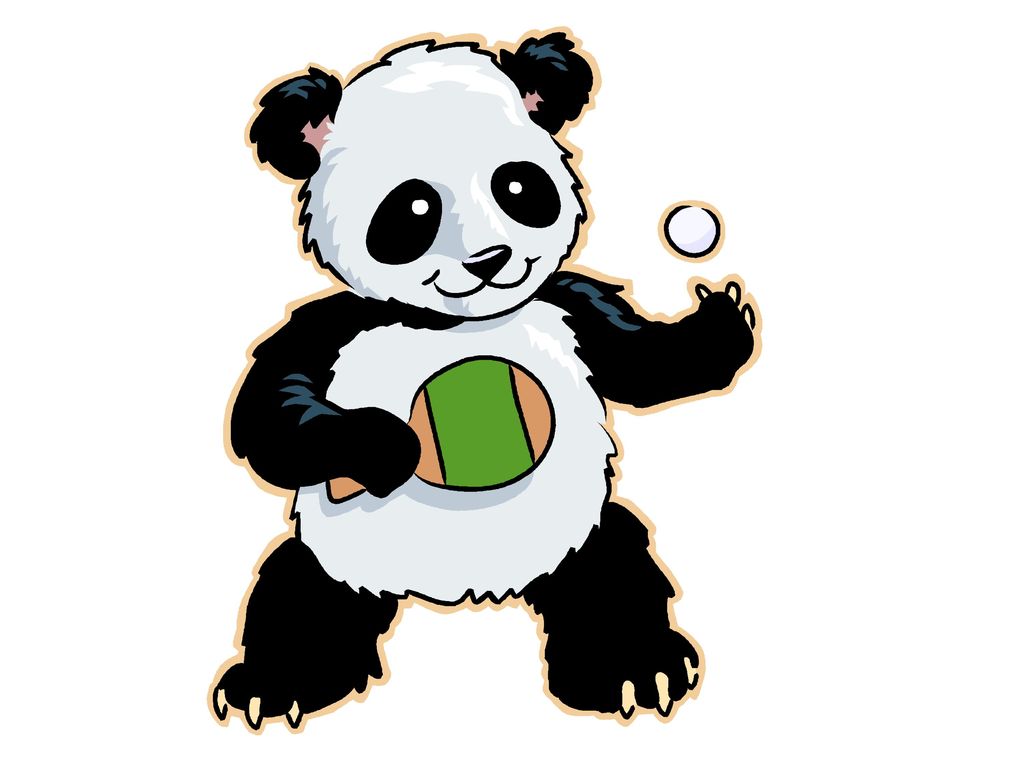 Клуб панда настольный теннис. Панда клипарт. Панда сжатие картинок. Панда клипарт PNG. Panda Bear Стикеры.