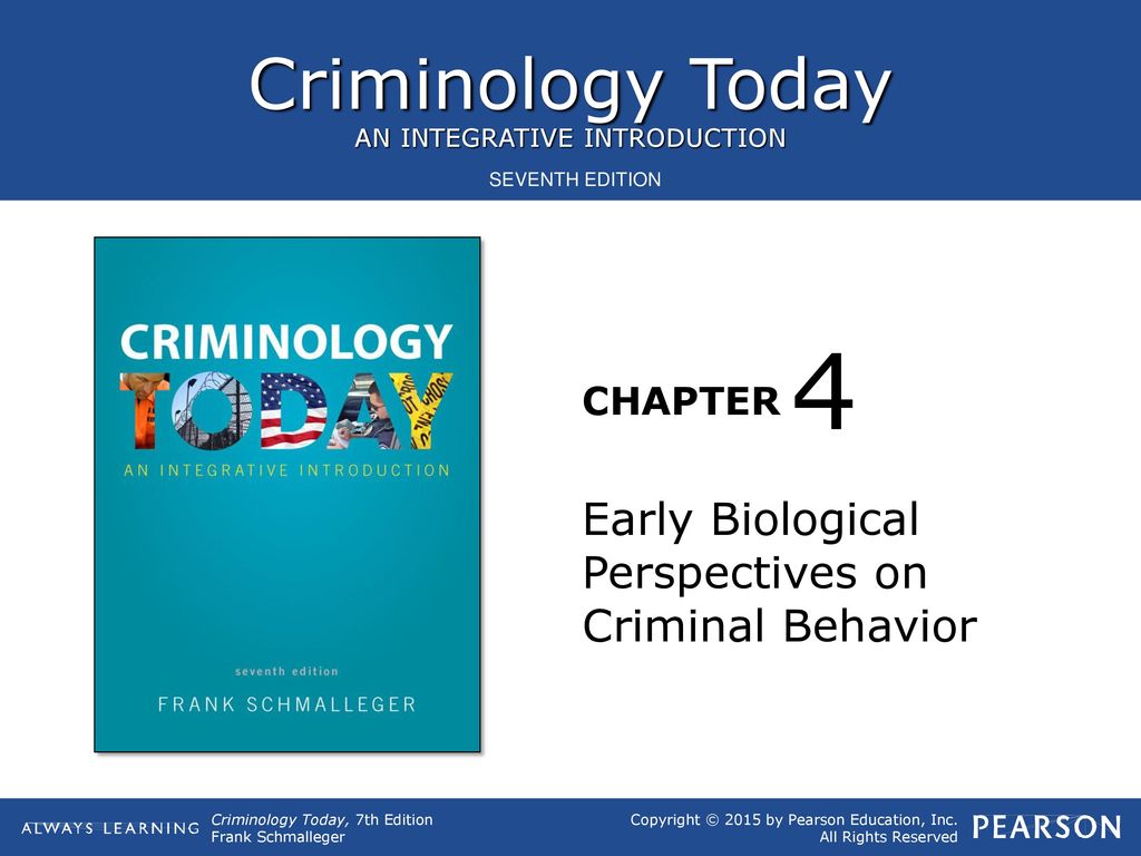 4 Early Biological Perspectives on Criminal Behavior. - ppt download