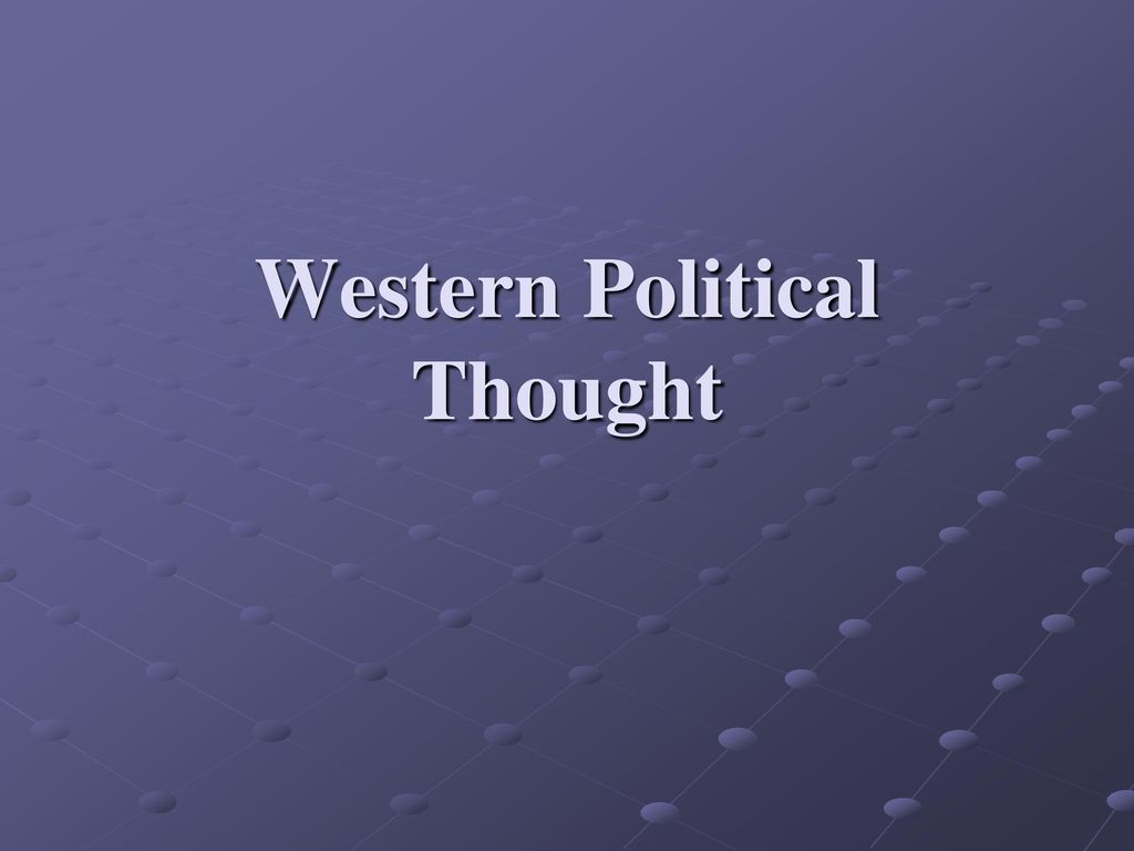 western political thought definition