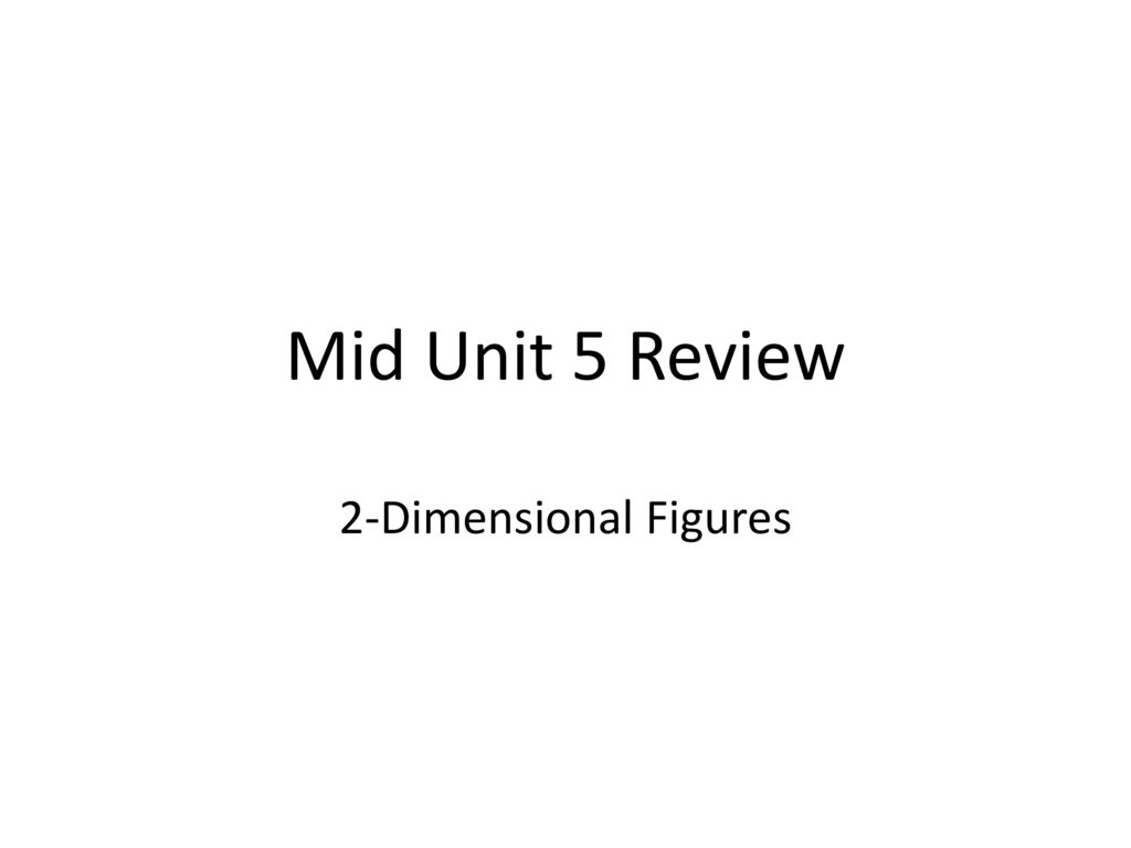 Unit 5 Review # 2
