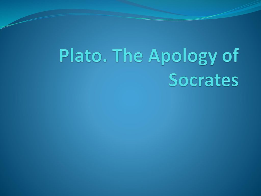 Plato Apology