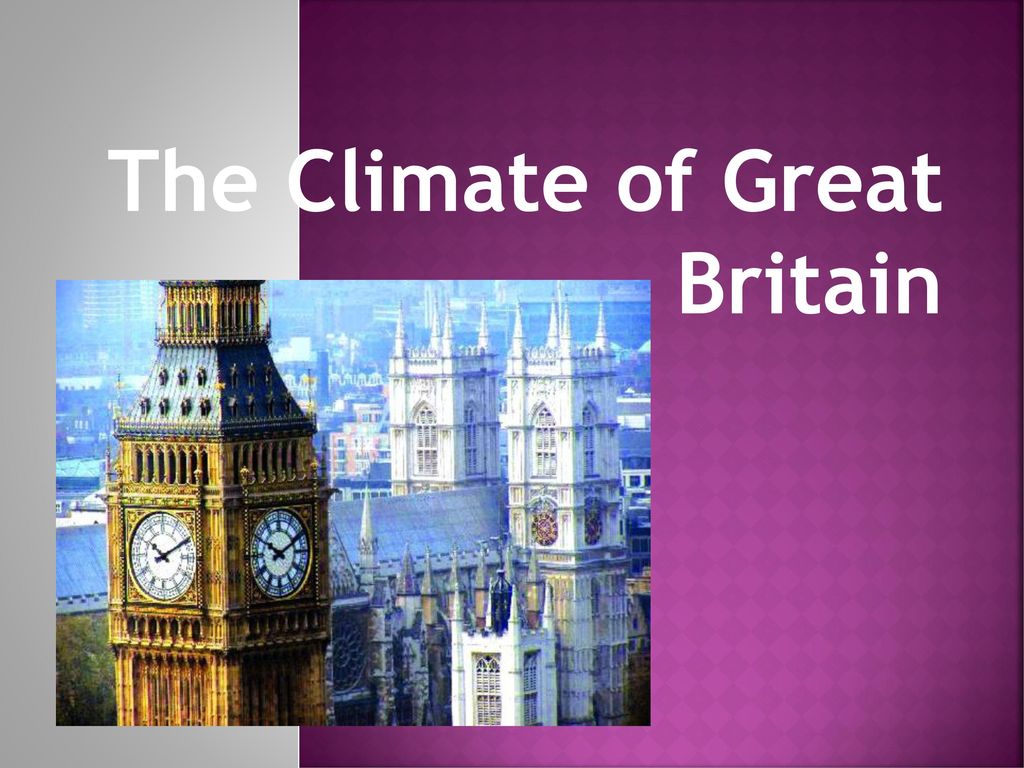 The Climate of Great Britain - ppt download