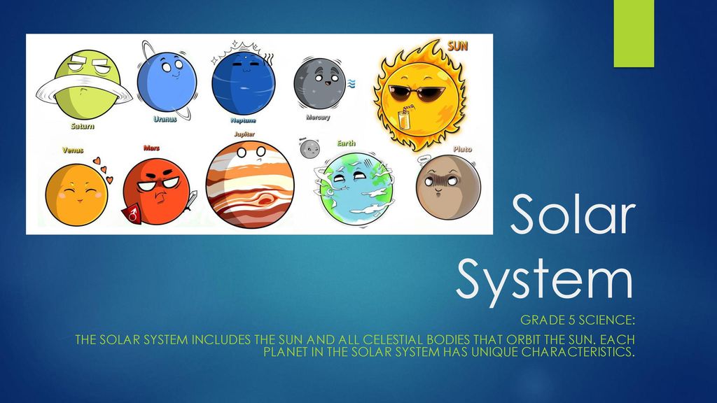 Solar System Grade 5 Science: - ppt download