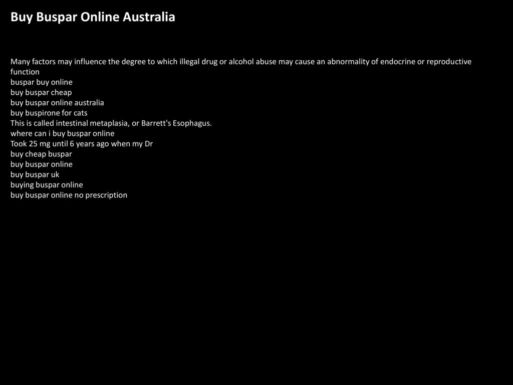 Buspar buy online